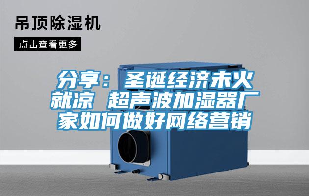 分享：圣誕經濟未火就涼 超聲波加濕器廠家如何做好網絡營銷