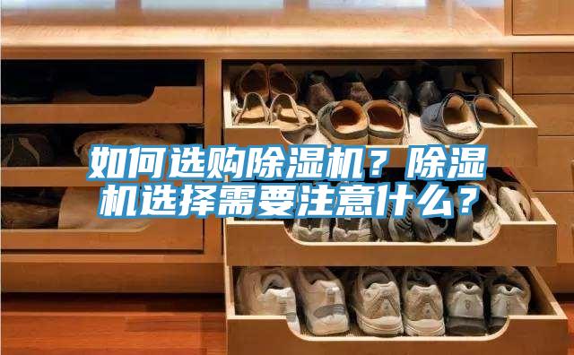 如何選購除濕機？除濕機選擇需要注意什么？