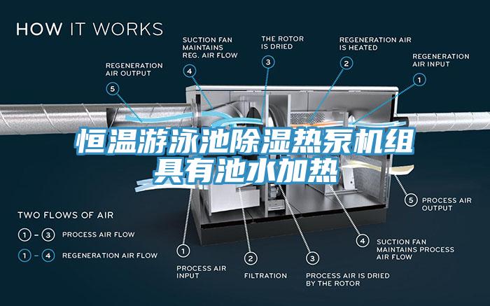 恒溫游泳池除濕熱泵機組具有池水加熱