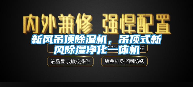 新風吊頂除濕機，吊頂式新風除濕凈化一體機