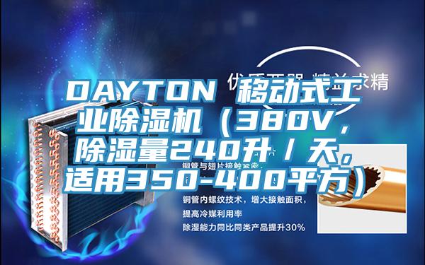 DAYTON 移動(dòng)式工業(yè)除濕機(jī)（380V，除濕量240升／天，適用350-400平方）