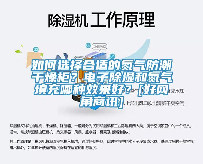 如何選擇合適的氮氣防潮干燥柜？電子除濕和氮氣填充哪種效果好？[好網角商訊]