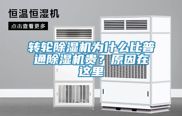 轉輪除濕機為什么比普通除濕機貴？原因在這里